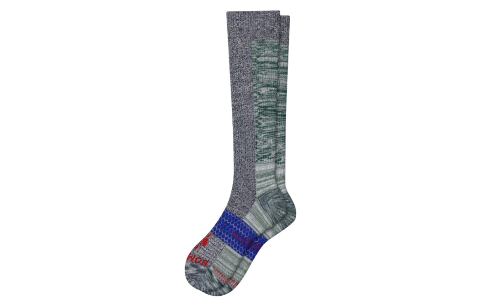 Gray Pro Compression marathon compression socks.