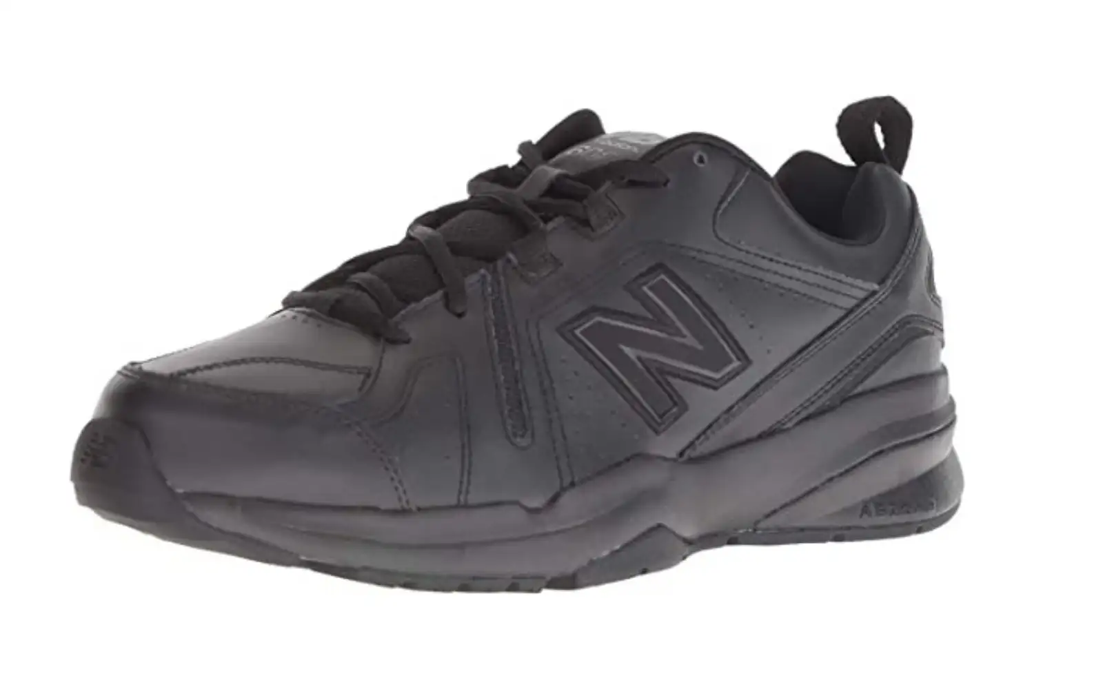 Black New Balance Men’s 608v5 Casual Comfort Cross Trainer male nurse shoes.
