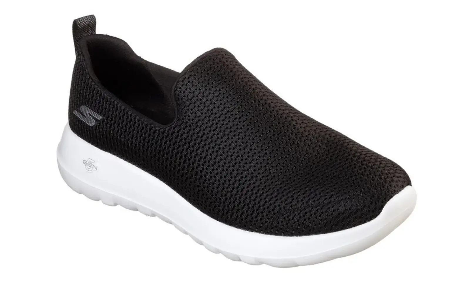 Black Skechers Men’s Go Walk Max-Athletic Air Mesh Slip-On male nurse shoes.