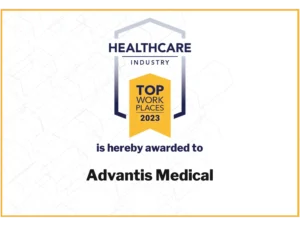 Advantis Medical Awarded Top Place to Work in Healthcare 2023