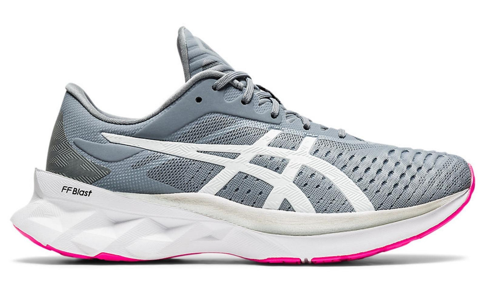 Asics gray and white best nursing shoe brands.