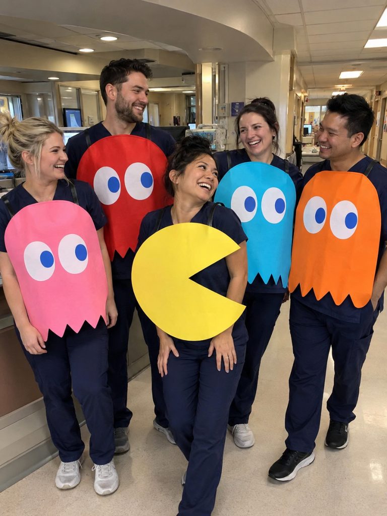 Pacman Halloween Costumes for Nurses 768x1024 1